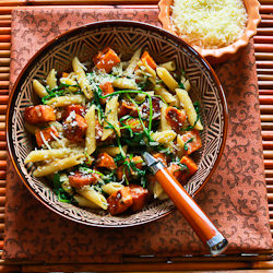 Easy Penne w/ Sweet Potatoes