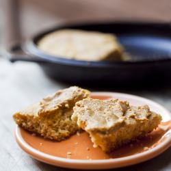 Cornbread and Pumpkin Butter