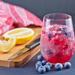 Blueberry Gin and Tonic