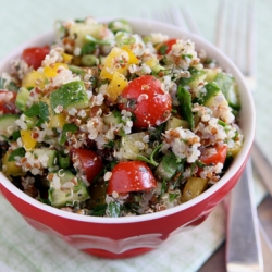 Red & White Quinoa Tabbouleh