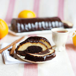 Cake with White Mulled Wine