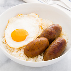 Longganisa and Fried Eggs