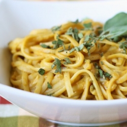 Pasta w/ Creamy Pumpkin Sauce