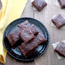 Chocolate Cocoa Nib Brownies