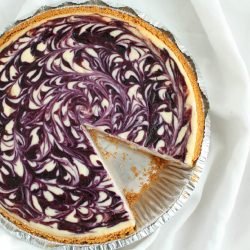 White Chocolate Blueberry Cheesecake