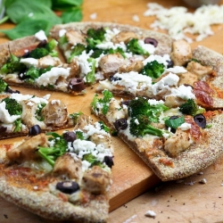 Chicken Broccoli Pizza