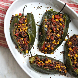 Stuffed Poblano Peppers