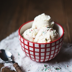 Candy Cane Ice Cream!