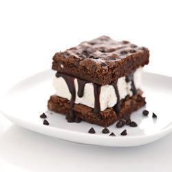 Brownie Ice Cream Sandwiches