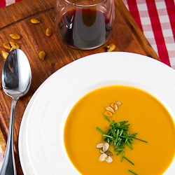 Pumpkin, Sweet Potato & Ginger Soup