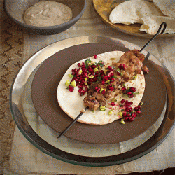 Chicken Kebabs & Pomegranate