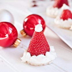 Santa Hat Cookies