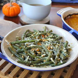 Green Beans with Garlic & Pine Nuts