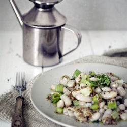 Cannellini, Leeks and Mustard