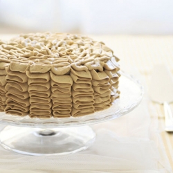 Chocolate & Coffee Ruffle Cake