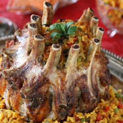 Crown Roast of Pork w/ Paella