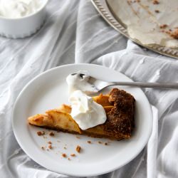 Pear Gingerbread Galette