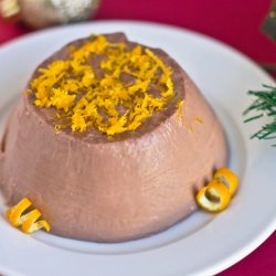 Boozy Chocolate Orange Panna Cotta