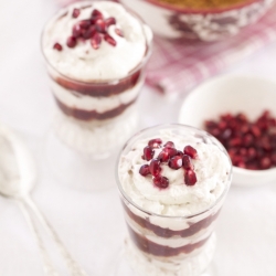 Gingersnap Pomegranate Parfaits