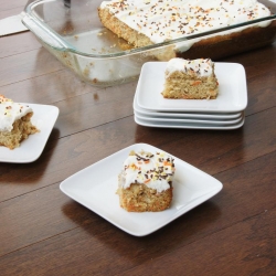 Lighter Carrot Snack Cake