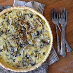 Fennel and Roquefort Tart