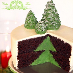 Christmas Tree Cake