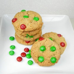 Favorite M & M Oatmeal Cookies