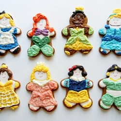 Princess Gingerbread Cookies