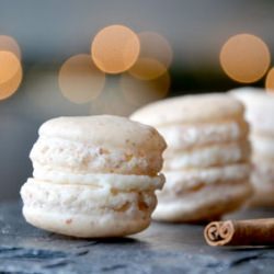 Egg Nog Macarons (recipe)