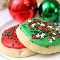 Soft Frosted Sugar Cookies