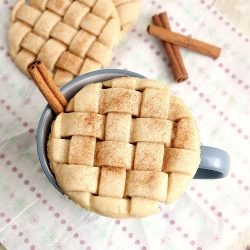 Eggnog Lattice Sugar Cookies