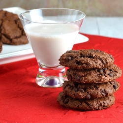 Chocolate Mint Chip Cookies