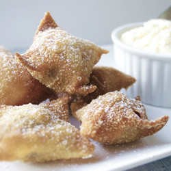 Chocolate Banana Wontons