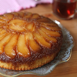 Caramel Pear (upside down) Cake