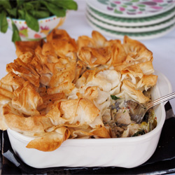 Crispy Baked Chicken with Filo Dough