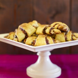 Chocolate Raspberry Rugelach