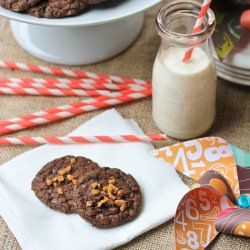 Brownie Toffee Cookies