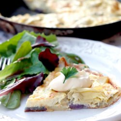 Potato Artichoke Frittata