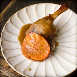 Duck a l’Orange with Persimmon