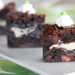 Peppermint Pattie Brownies