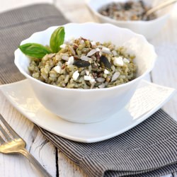 Pesto Rice with Feta