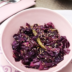 Indian Spiced Red Cabbage