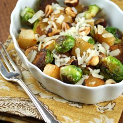 Brussels Sprouts with Pears