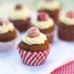 Mini Gingerbread Cupcakes