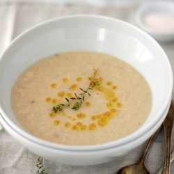 Cauliflower & Green Tea Cream Soup