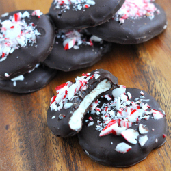 Candy Cane Peppermint Patties