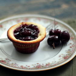 Miniature Cherry Cheesecake