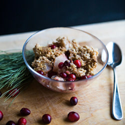 Winter Breakfast Fruit Crisp