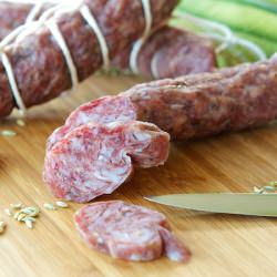 Homemade Fennel Salami