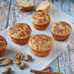 Banana & Candied Walnut Muffins